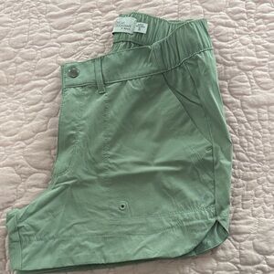 Women's Athletic Shorts - Sage Green